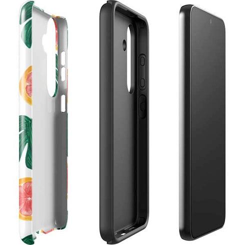 Bouffants and Broken Hearts Tropical Leaves and Citrus Galaxy S25 Impact Case